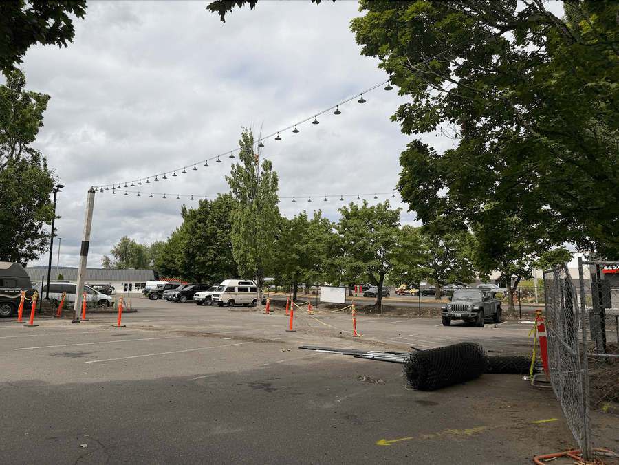 Food cart pod location