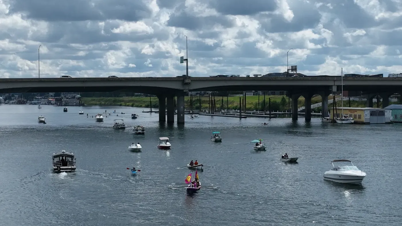 Smile boat parade