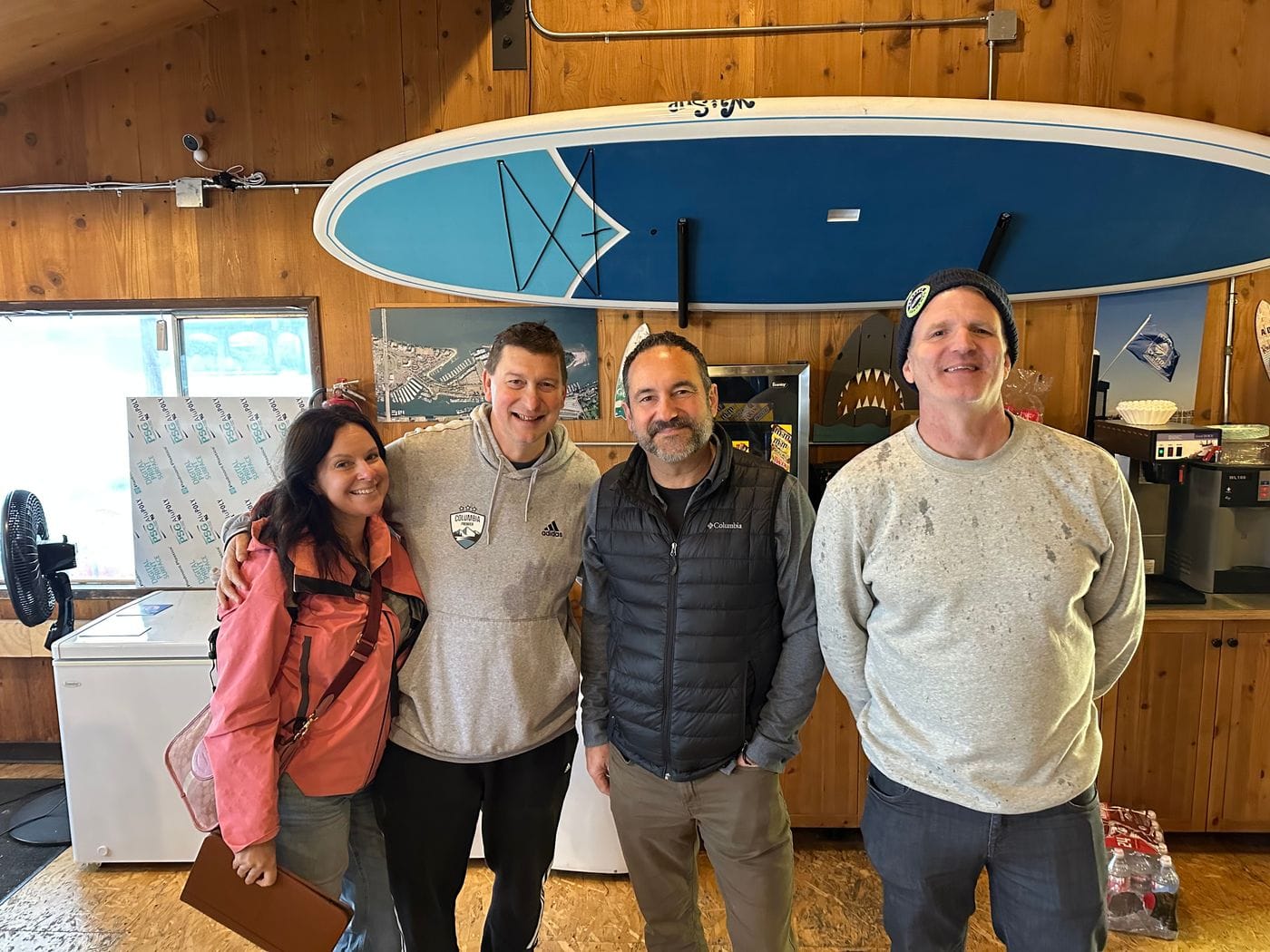 Sean & Alyson with Brad & Paul